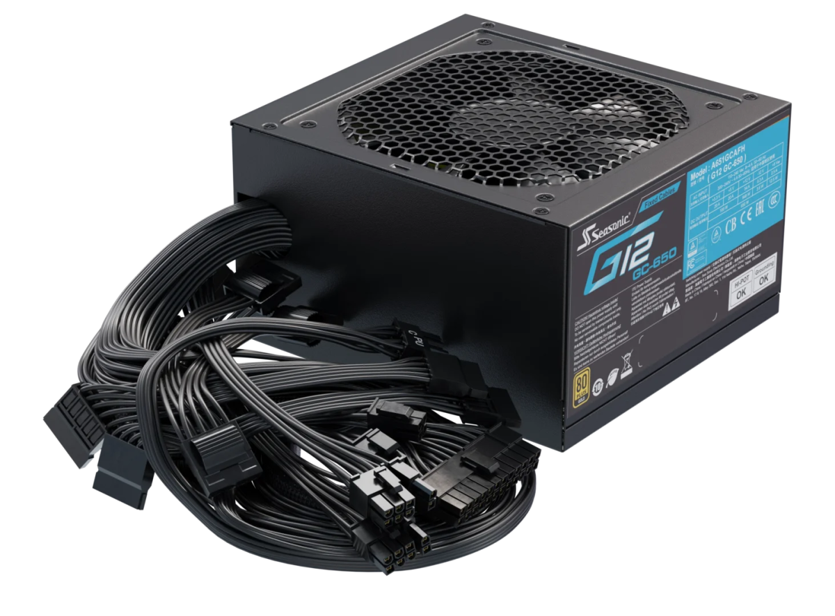 Seasonic G12 GC - 650 Power Supply 650 Watts | A651GCAFH - Vektra Computers LLC Seasonic G12 GC - 650 Power Supply 650 Watts | A651GCAFH - Vektra Computers LLC